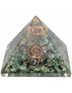Resin Emerald Pyramid with...