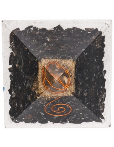 Piramide in resina con Shungite e...