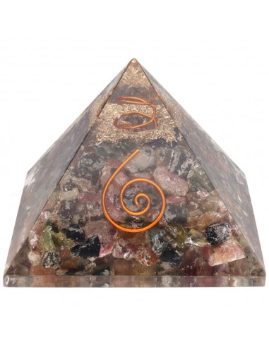 Piramide di Orgonite con Tormalina...