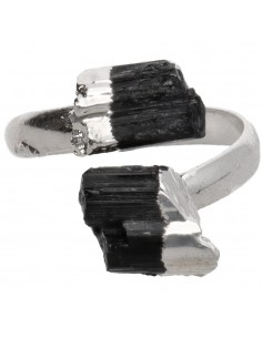 Anello di tormalina nera...