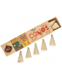 Cones de âmbar e laranja -...