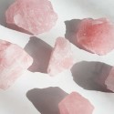 Rosa Pequeno de quartzo em Bruto (Pack 1kg)
