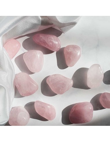 Rodados de Cuarzo Rosa 3x2cm