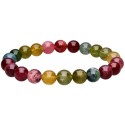 Bracelet de tourmaline super extra multicolore (35)