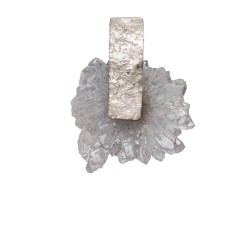 Pendente in Amatista in Argento Sterling 925 (46G)