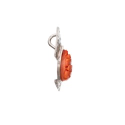 Ciondolo in Corallo in Argento Sterling 925 (59G)