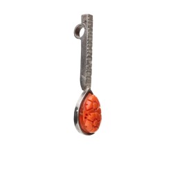 Ciondolo in Corallo in Argento Sterling 925 (60G)