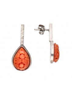 Boucles d'oreilles corail... 2