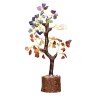 Albero Minerale con Base in Legno Medio
