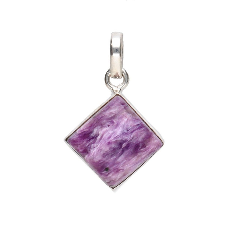 Ciondolo in charoite a cubo grande | Vives de la Cortada