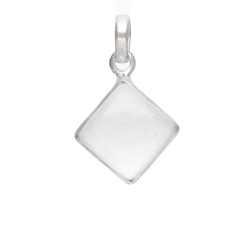 Ciondolo a forma di grande cubo in quarzo bianco | Vives de la Cortada