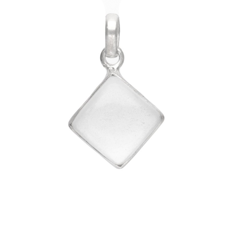 Ciondolo a forma di grande cubo in quarzo bianco | Vives de la Cortada