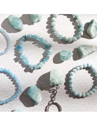 Pulsera di Aguamarina 10mm
