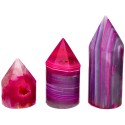 Dyed Pink Agate Generator Cylinder (Pack 500gr)