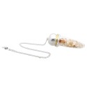 Citrine Drop with Resin and Witness Pendulum