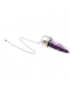 Amethyst Drop Pendulum with... 2