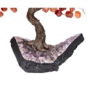 Medium Carnelian Tree with Amethyst Druse Base : Vives de la Cortada