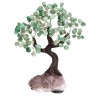 Medium Green Quartz Tree with Amethyst Druse Base