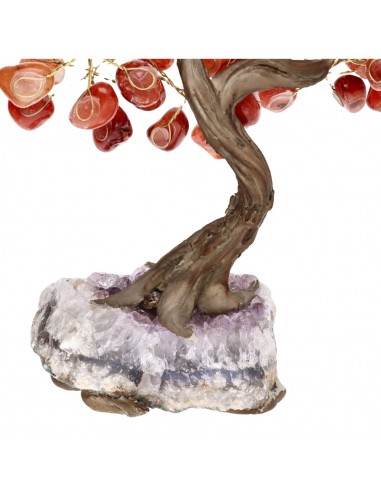 Small Carnelian Tree with Amethyst...
