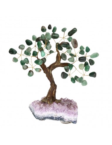 Albero di Quarzo Verde Piccolo con...