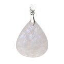 Pingente Cabochão de Pedra da Lua em Prata