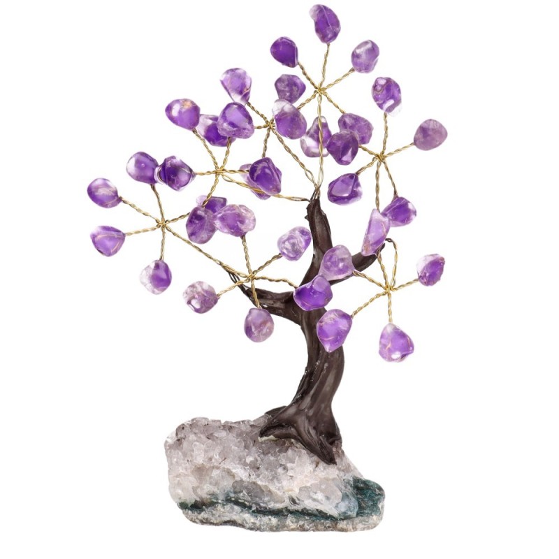 Albero di Ametista Mini con Drusa di Ametista