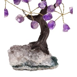 Mini Amethyst Tree with Amethyst Druse Base