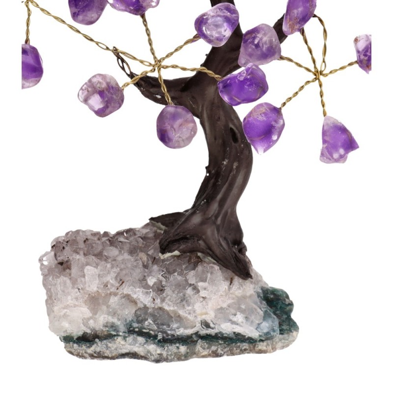 Albero di Ametista Mini con Drusa di Ametista