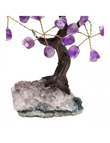 Árbol de Amatista Mini con Base Drusa...