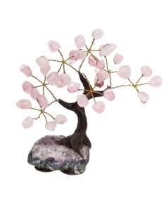 Mini Rose Quartz Tree with...