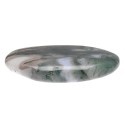 Moss Agate Flat Tumbled A