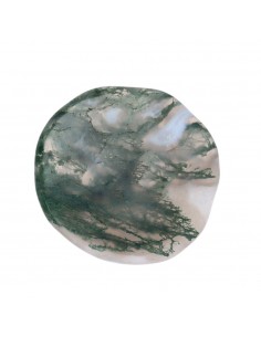 Moss Agate Flat Tumbled A...