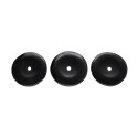 Large Black Obsidian Donut A