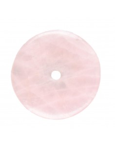 Grande Donut in quarzo rosa...