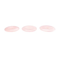 Donut grande de quartzo rosa Qualidade A