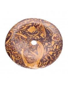 Donut Grande de Jaspe Fósil...