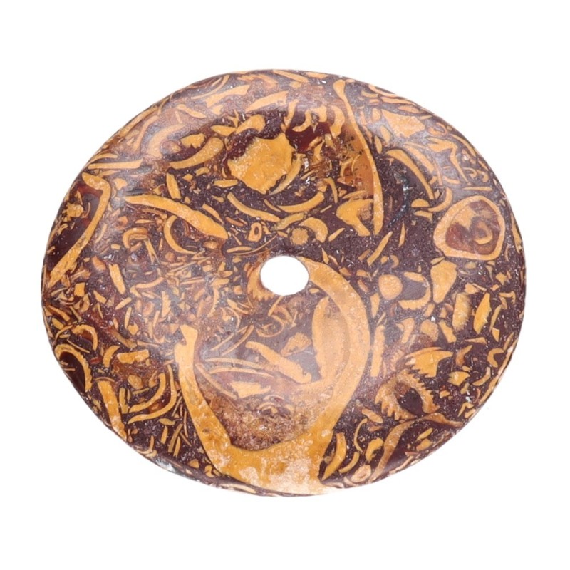 Donut Grande in Giada Fossile A