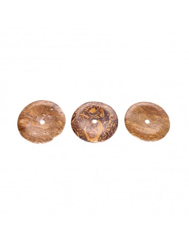 Donut de Jaspe Fóssil Grande Grau A