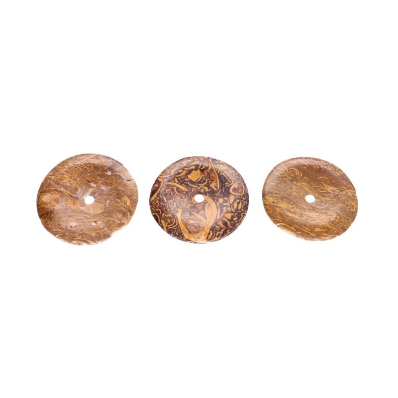 Donut Grande in Giada Fossile A