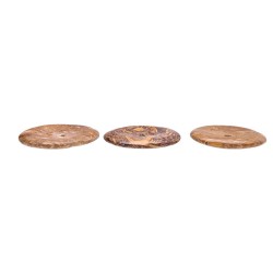 Grand donut de jaspe fossile Grade A