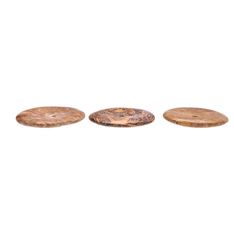 Donut Grande in Giada Fossile A