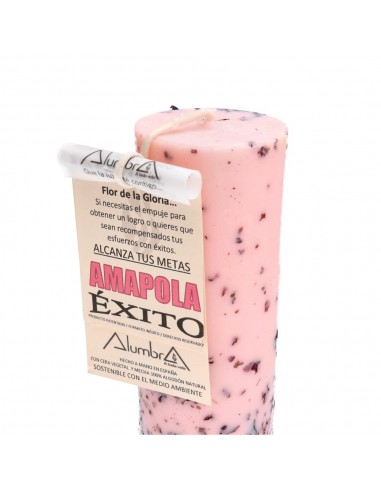 Vela Artigianale con Papavero - Éxito