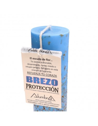 Candela artigianale con ginestra -...