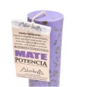 Vela de Ritual de Poder com Erva Mate Fulminante