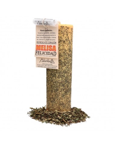 Candela artigianale con Melissa -...