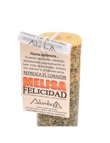 Candela artigianale con Melissa -...