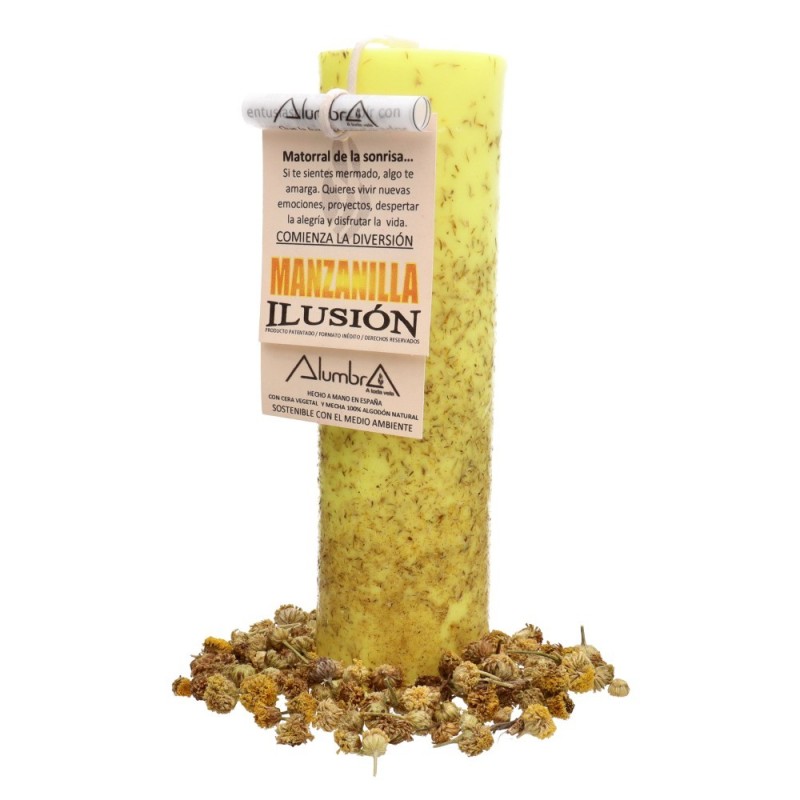 Candela Rituale Illusione con Camomilla Matorral del Sorriso
