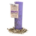 Vela Ritual Triunfo con Eucalipto Hoja del Olimpo