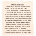Bougie rituelle érotique avec flamme excitante Piment rouge