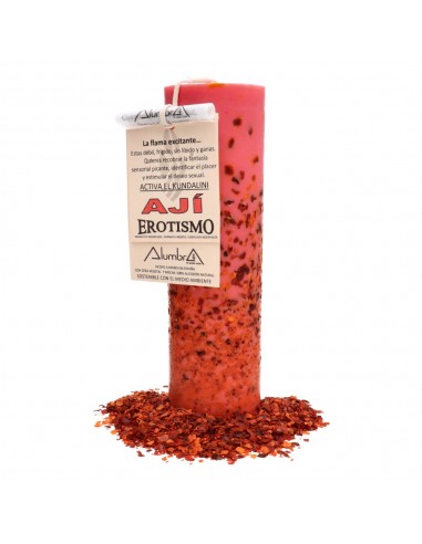 Candela artigianale con peperoncino -...
